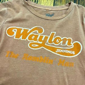 Midnight Rider Waylon Jennings tee
